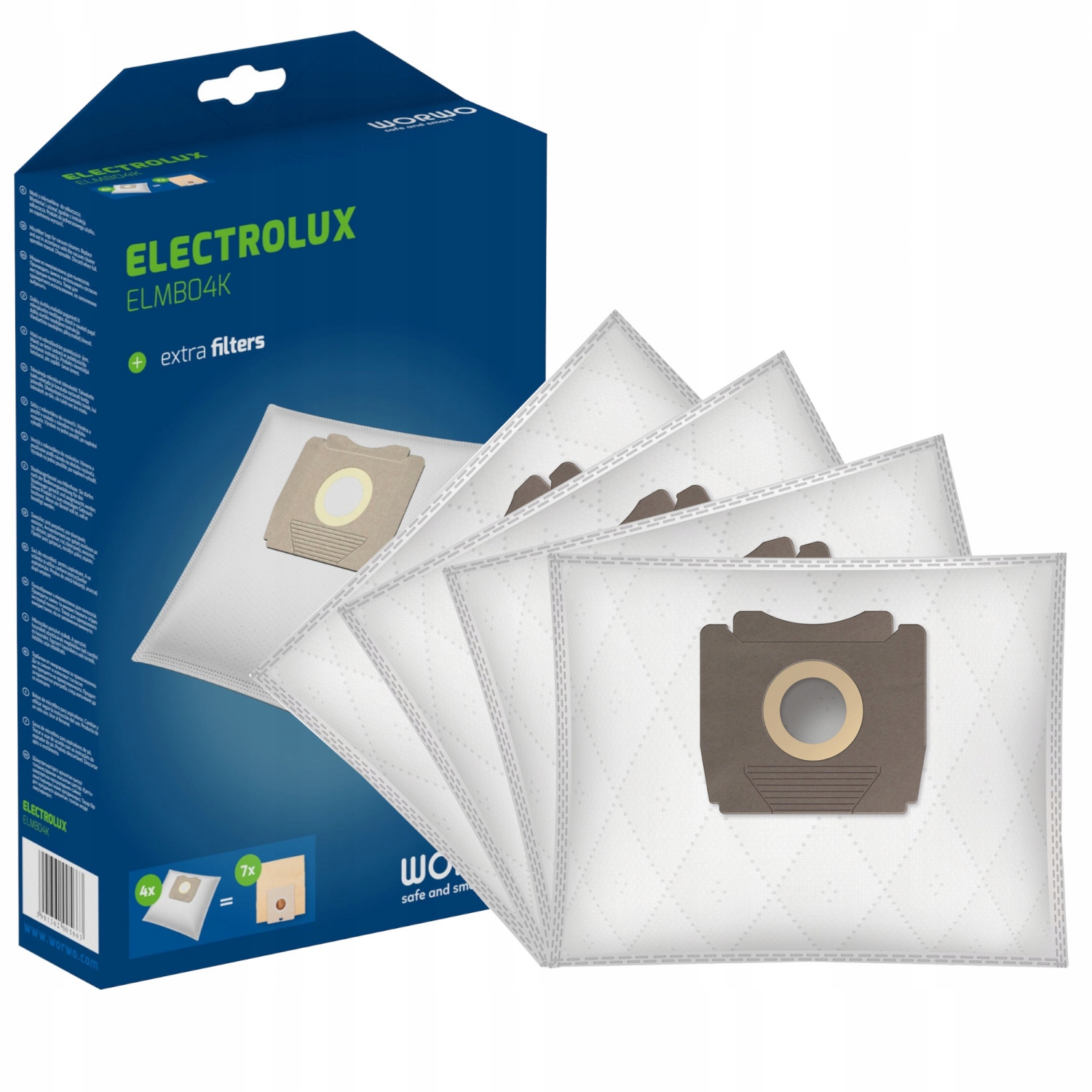 

Worki Worwo ELMB04K Electrolux MW-kpl 4 wor+filtr