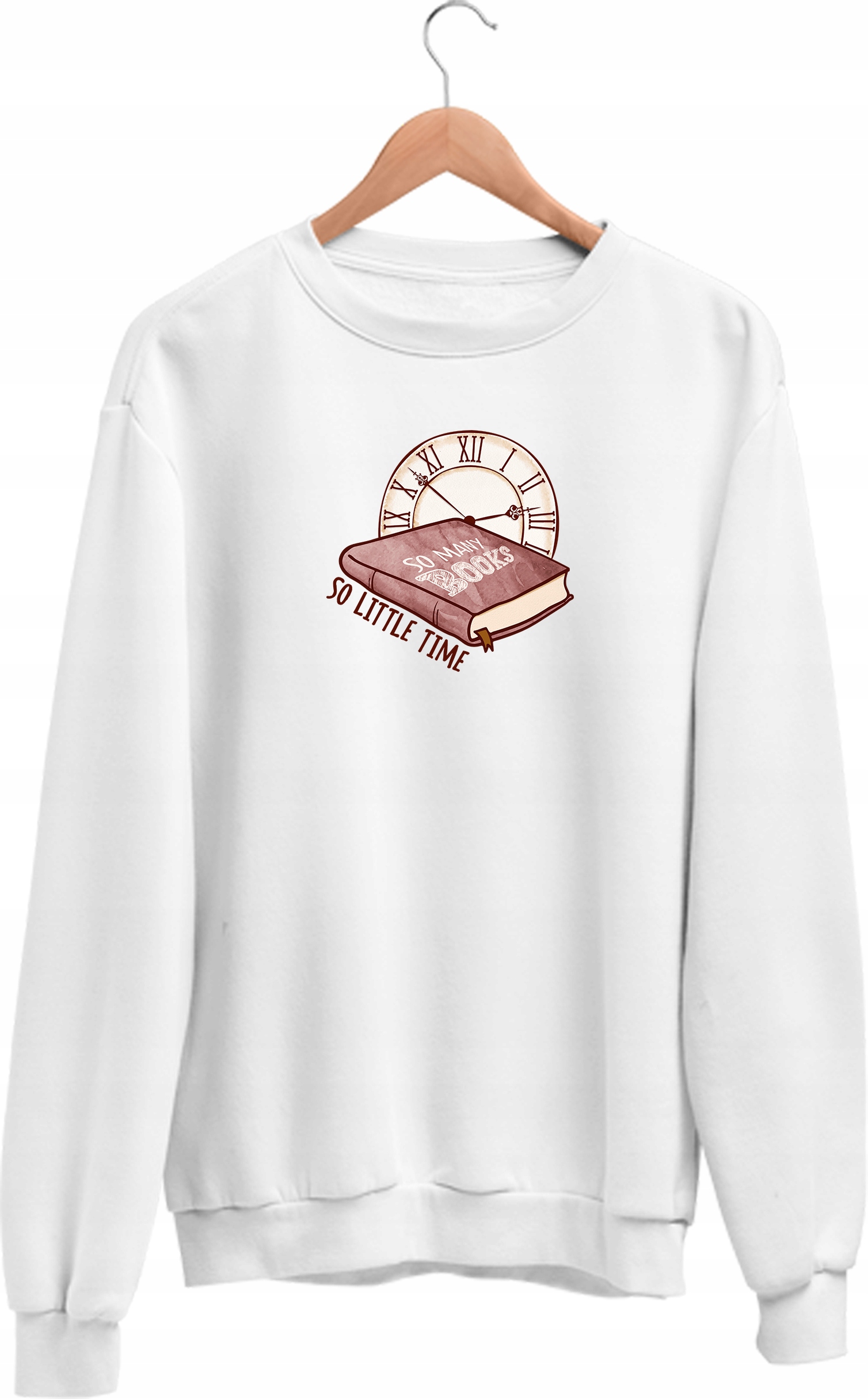 

Bluza Książka Biała 8 M