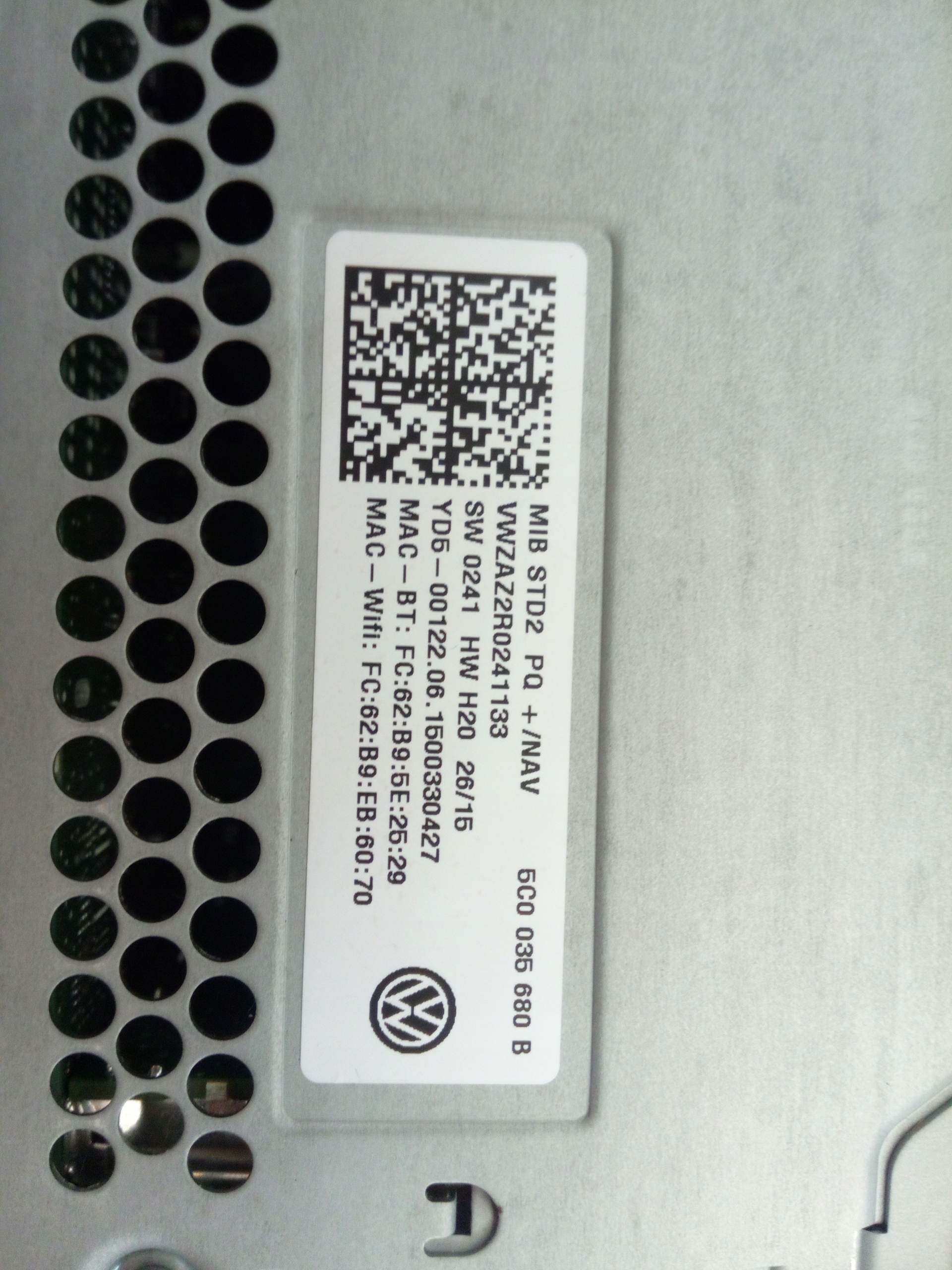 volkswagen oe 5C0035680B