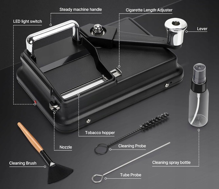 MASZYNKA NABIJARKA DO PAPIEROSÓW TYTONIU MASZYNKA TŁOKOWA RĘCZNA GILZ 8MM Marka Inna