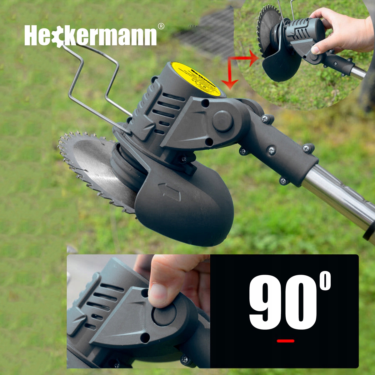 PODKASZARKA DO TRAWY KOSA AKUMULATOROWA ELEKTRYCZNA OGRODOWA 2x AKU 24V Moc silnika 450 W