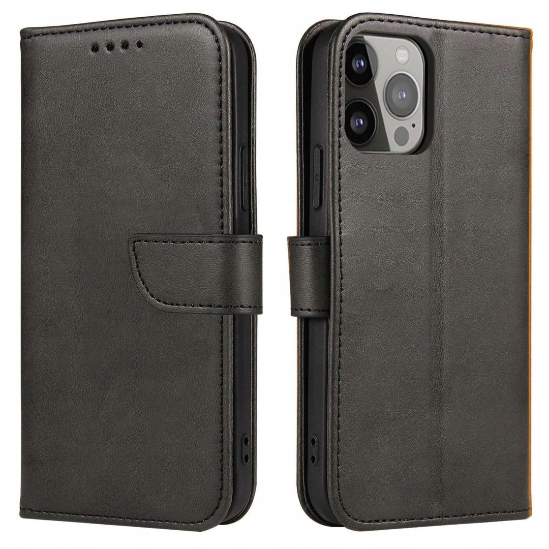 Etui pokrowiec z klapką do Samsung Galaxy S24 Fe Magnet Case czarny