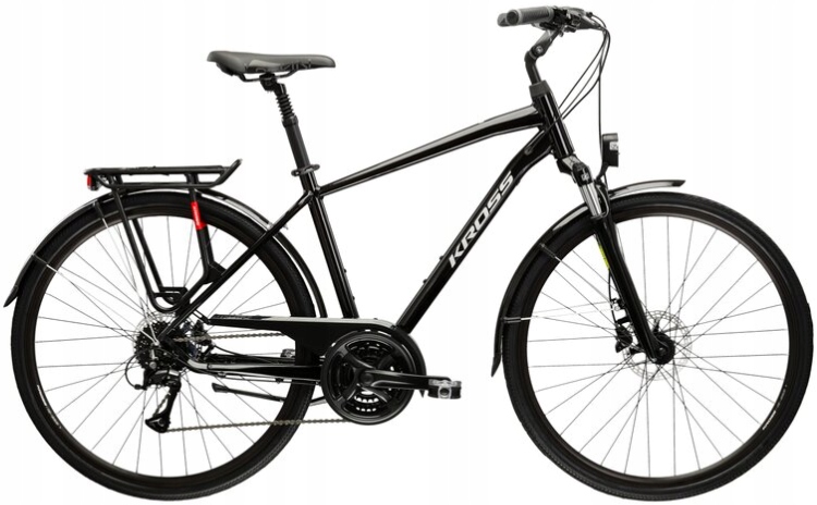 Rower trekkingowy męski Kross Trans 4.0 M 28 XL(23") czarny/szary