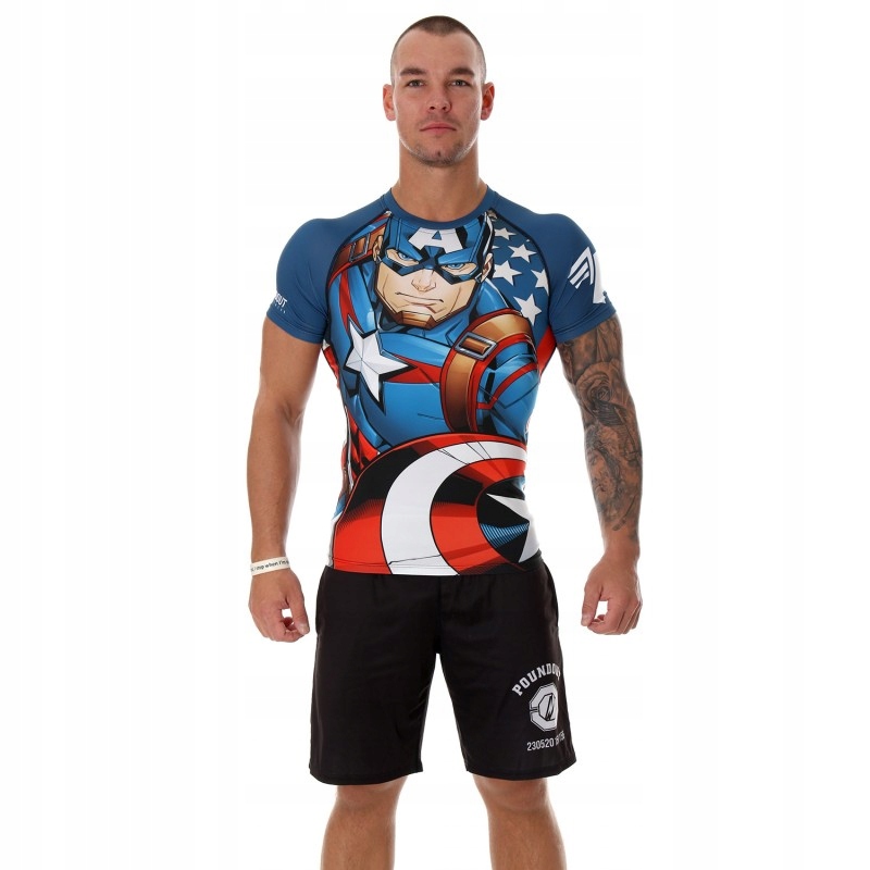 Poundout Rashguard Marvel Captain America 2.0 L Kod producenta POUNDOUT