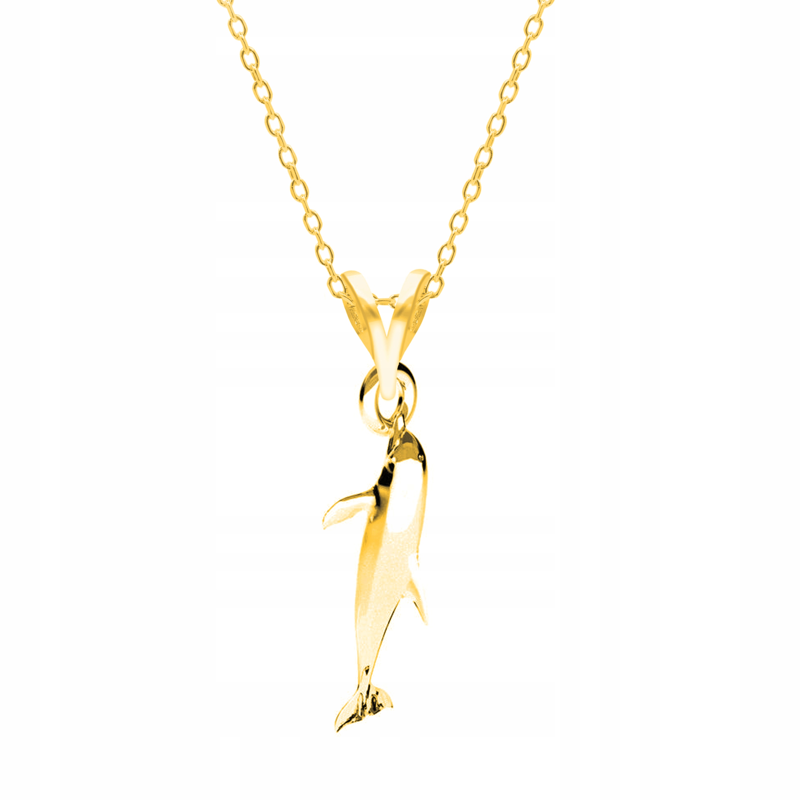 

Łańcuszek złoty naszyjnik 925 Delfin Dolphin