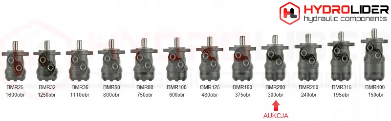 SILNIK HYDRAULICZNY BMR 200 O2W32 PT HYDROLIDER Producent części Hydrolider