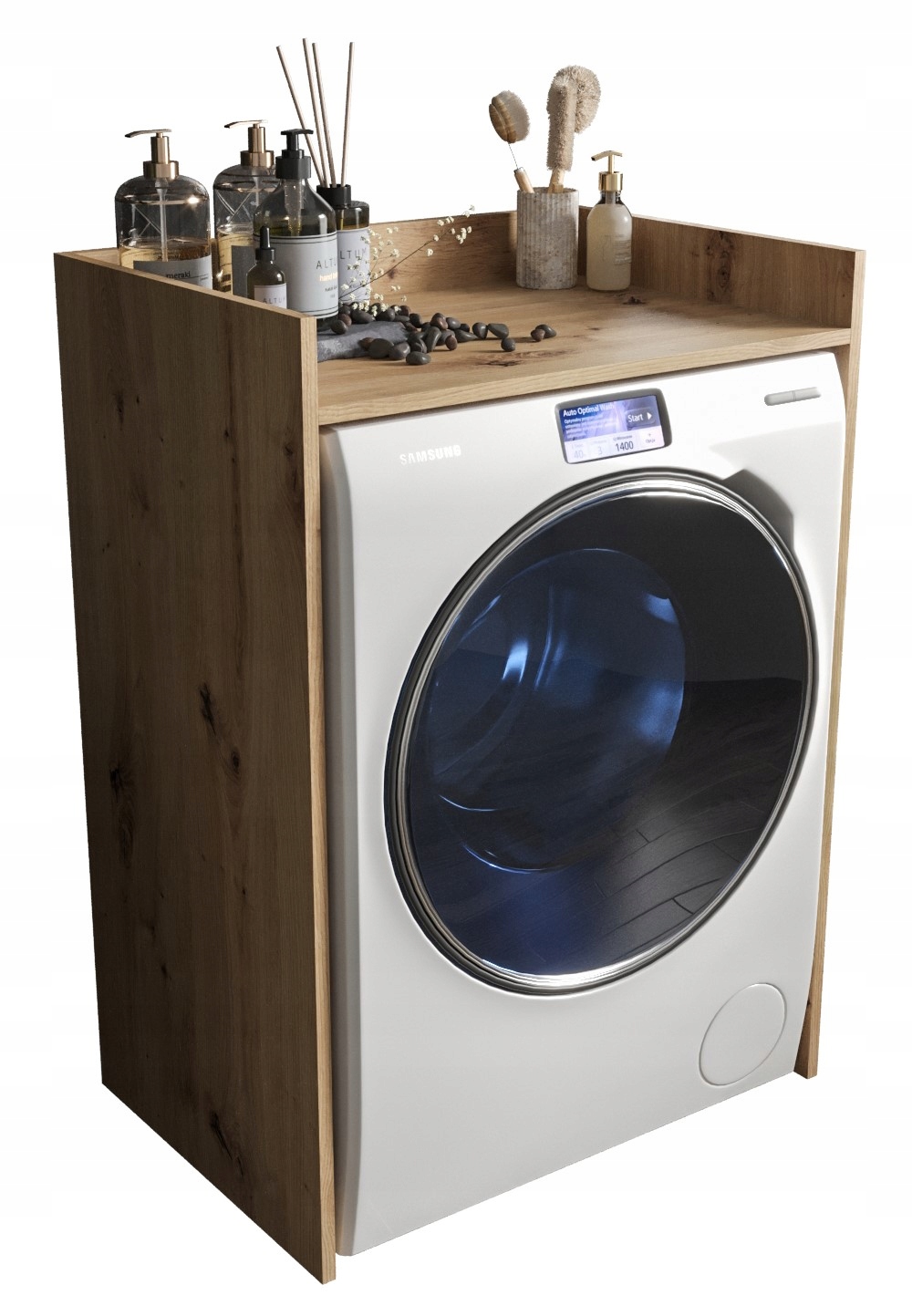 

Szafka nad pralkę regał z półką do łazienki Otis a