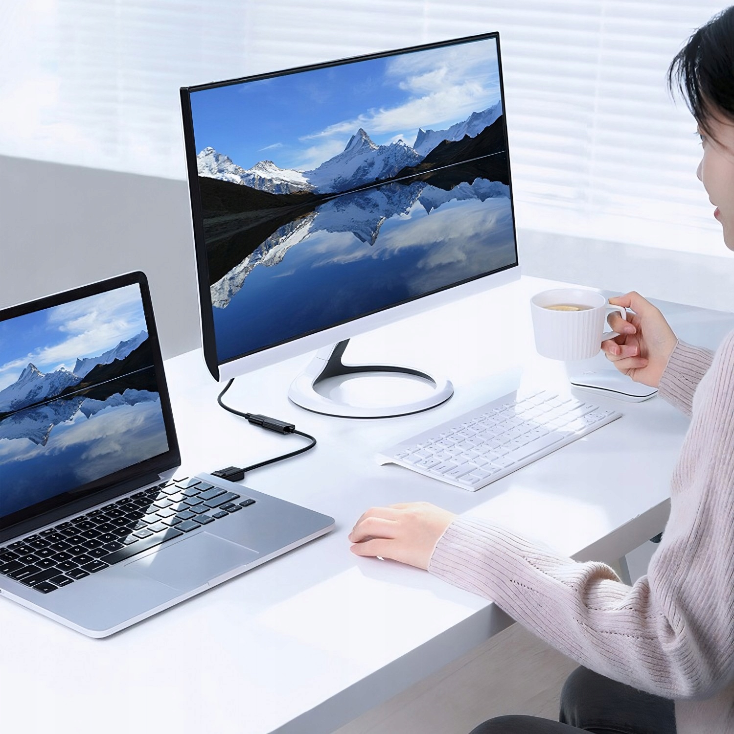 KABEL ADAPTER DISPLAY PORT DISPLAYPORT DP HDMI PRZEJŚCIÓWKA 4K KONWERTER Kod producenta Kabel displayport do na HDMI E399