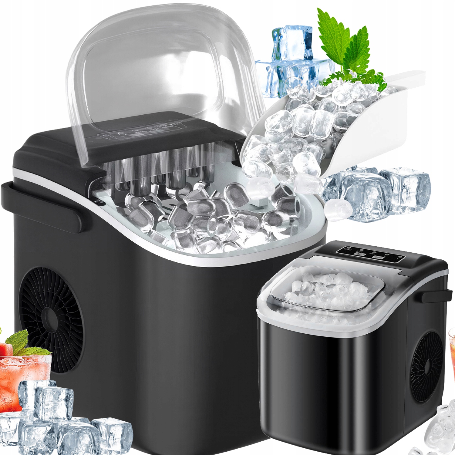Domácí Výrobník Ledu, Přenosný, Tichý, Expresní Výrobník Zmrzliny