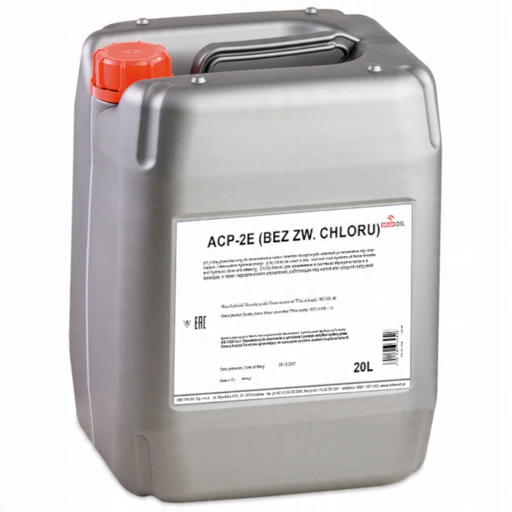 

Olej Nieemulgujący do Obr Skrawaniem ACP-2E 20L
