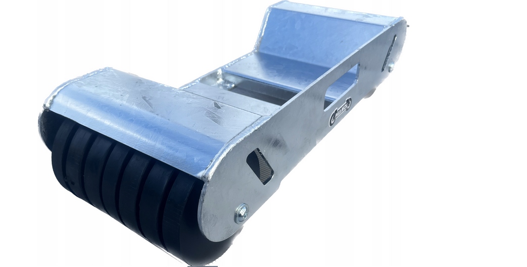 Wózek Transportowy Wycięty 1700kg Ocynk Pod Uszkodzone Koło Próg Wahacz