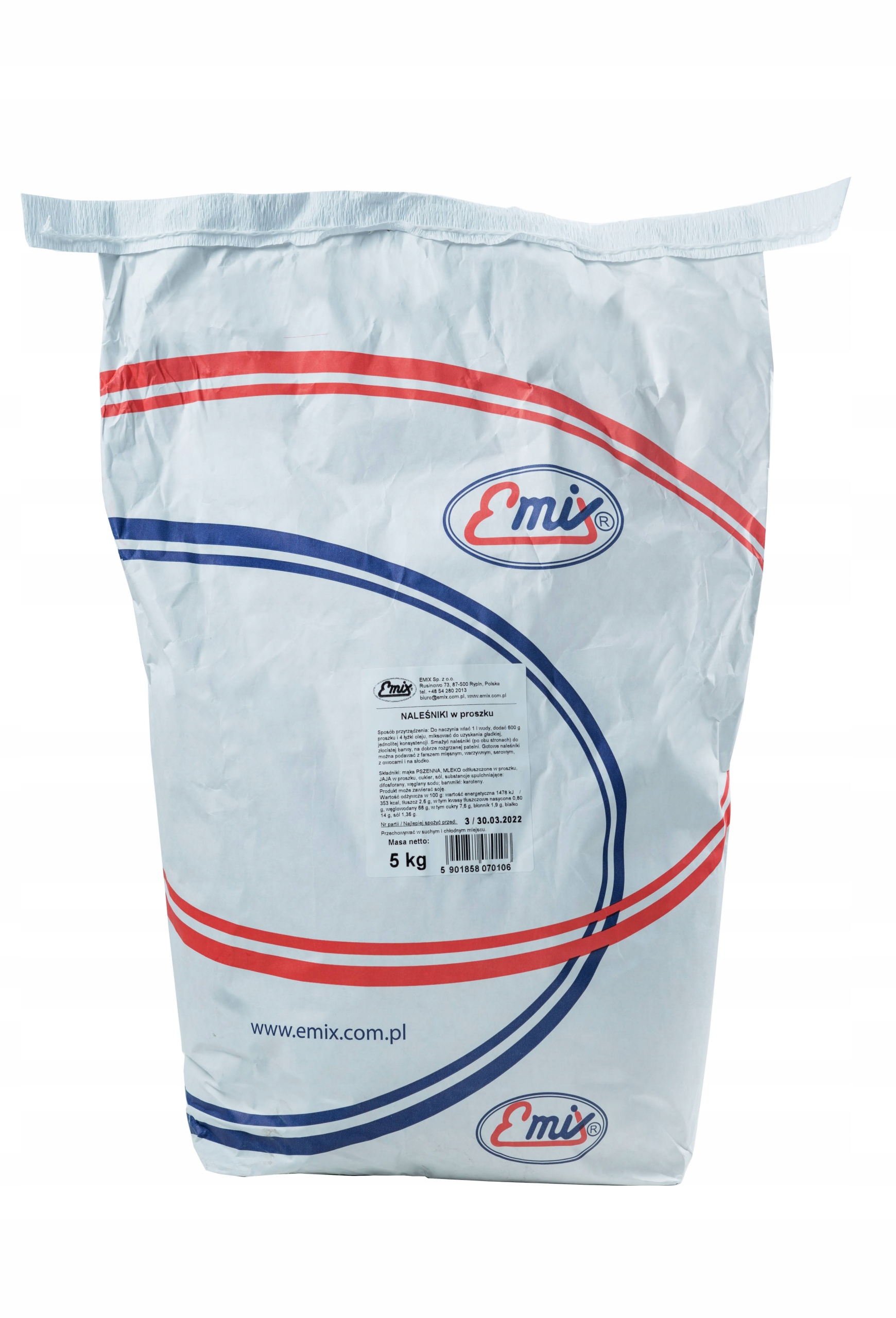 Emix Naleśniki w Proszku 5 kg Mieszanka do Naleśników Gastronomia