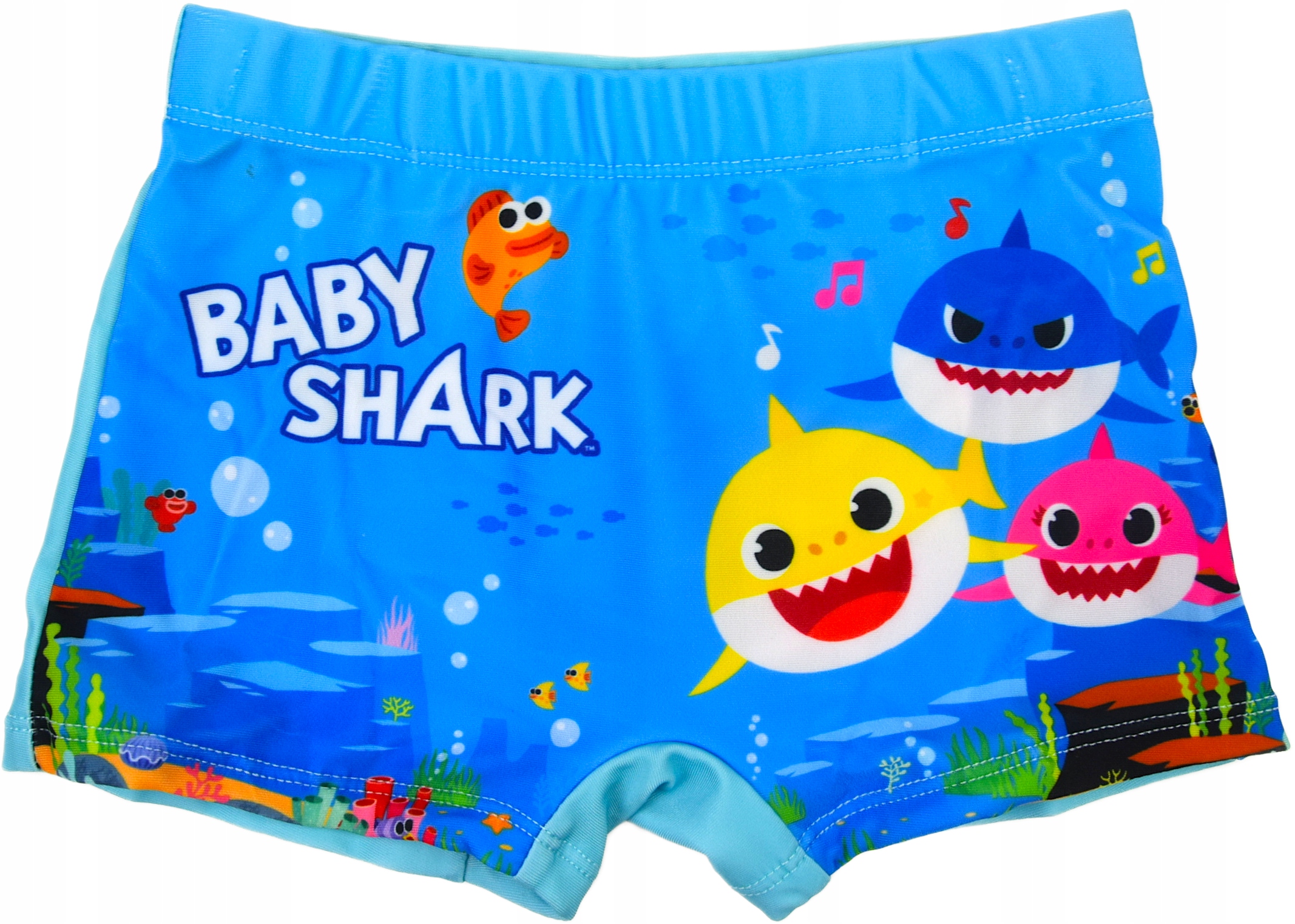 

Kąpielówki Bokserki Chłopięce Baby Shark 92/98