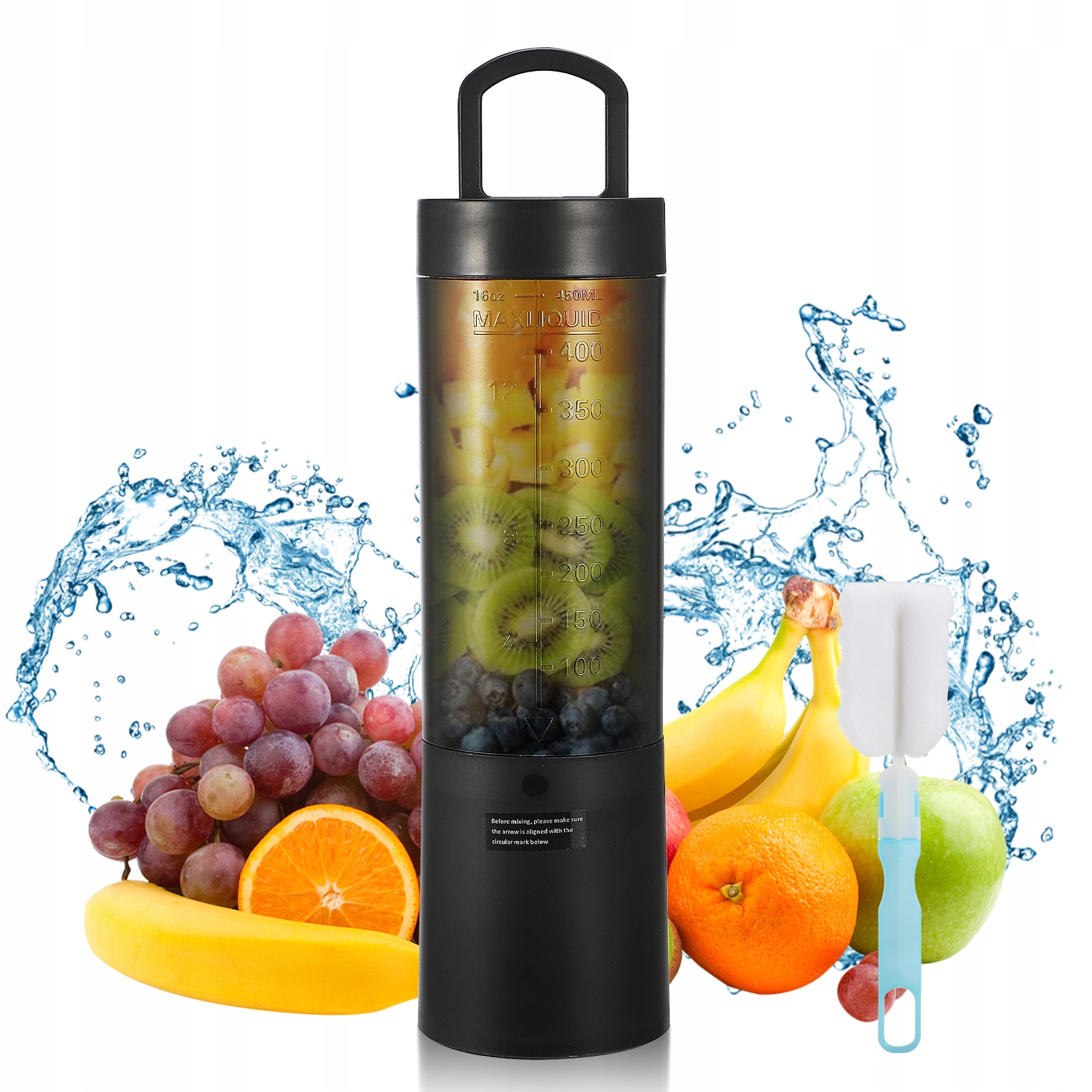 Przenośny akumulator kubek do wyciskania soku