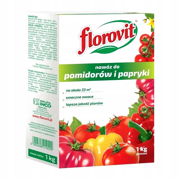 

Florovit nawóz do pomidorów i papryki 1kg