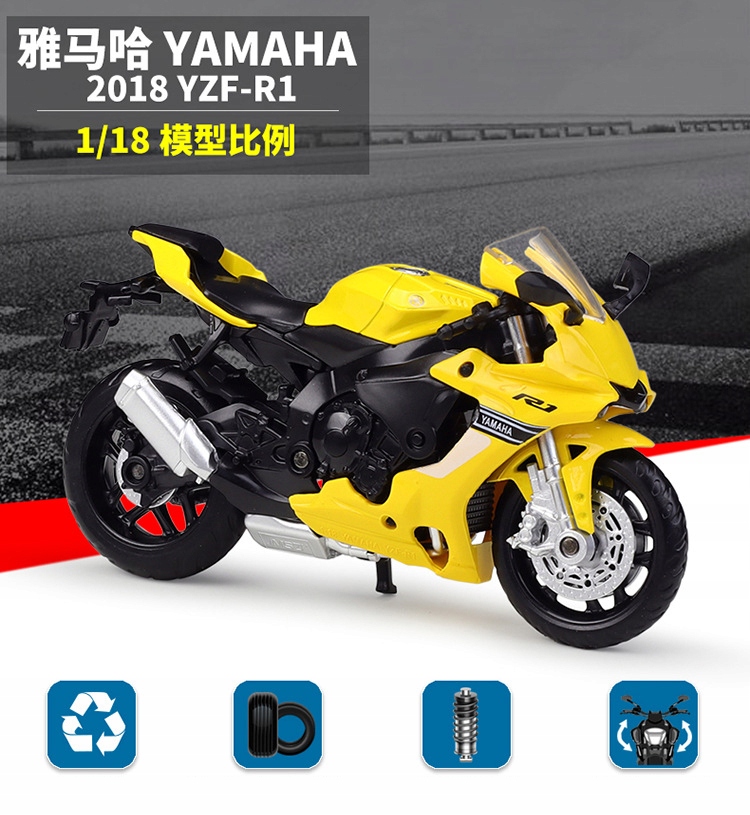 Motorcycle Model Yamaha R1  Yamaha Motorcycle Diecast