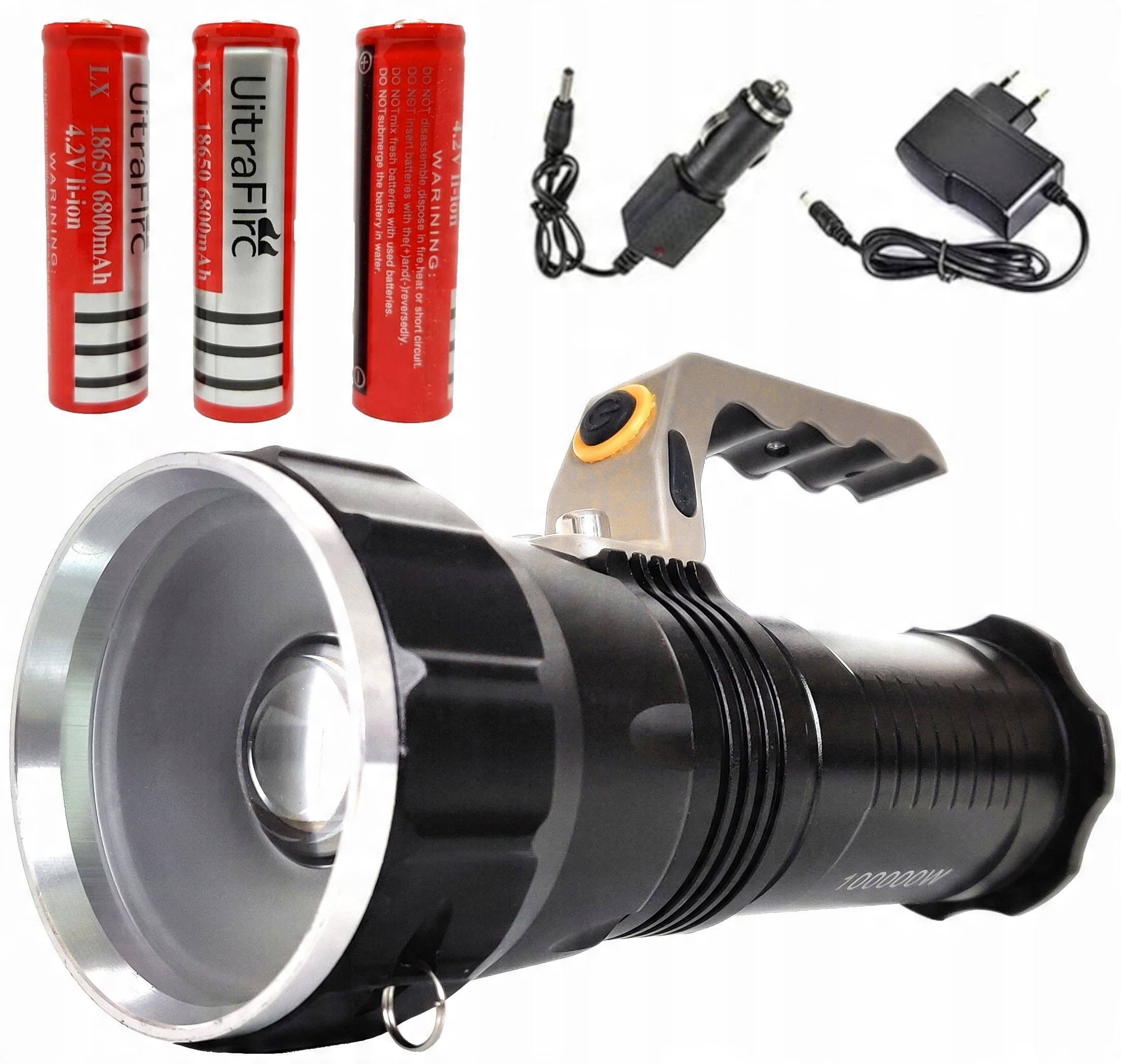 

Latarka Szperacz Taktyczna Led Zoom 3 Ak. Mocna