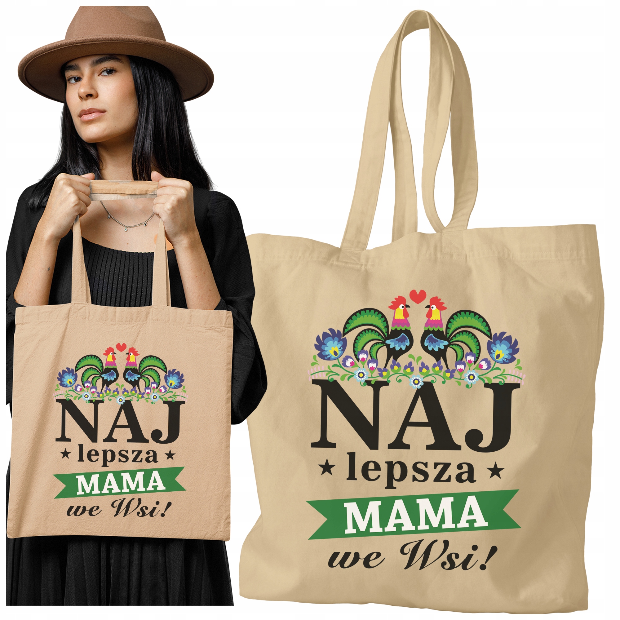 

Torba Najlepsza Mama We Wsi Dzień Mamy Mamusi