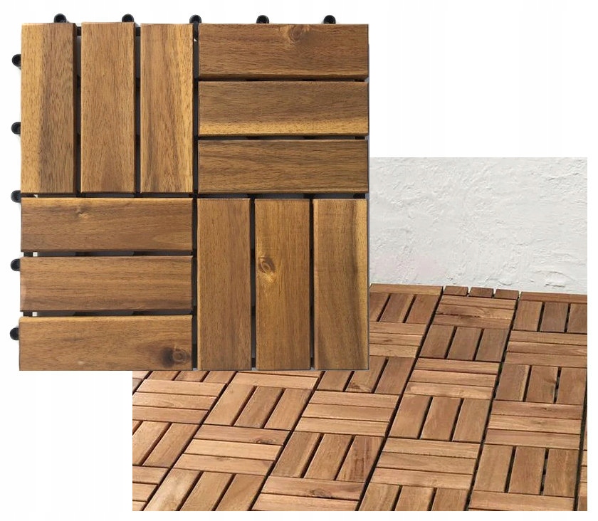 

Płytka Tarasowa Z Drewna Drewniana Mozaika Parkiet