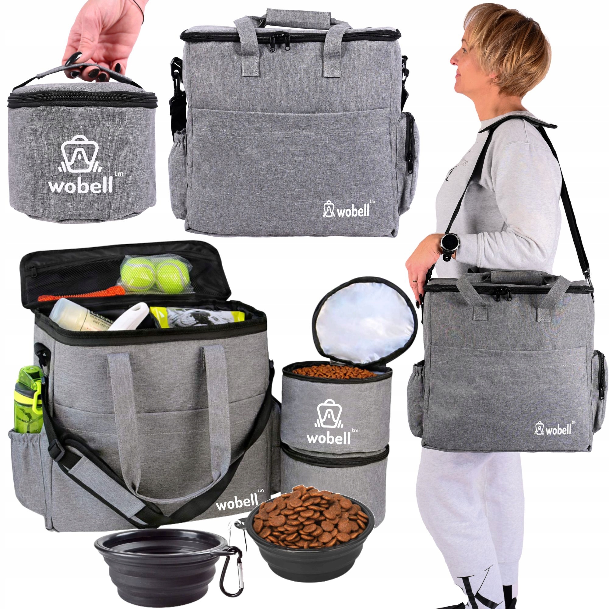 

Torba Organizer Psa Kota Z 2x Miskami Pojemnikami