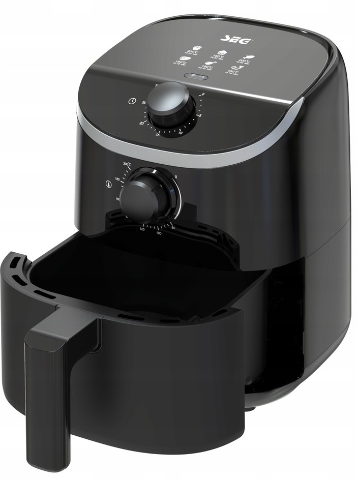 Frytownica Beztłuszczowa Frytkownica Gorące Powietrze Seg Cyfrowa 2L