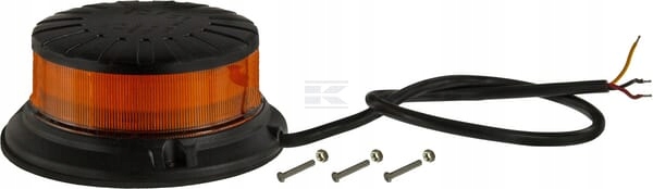 Oranžová Blesková Lampa 23W 12/24V Led Šroubovací