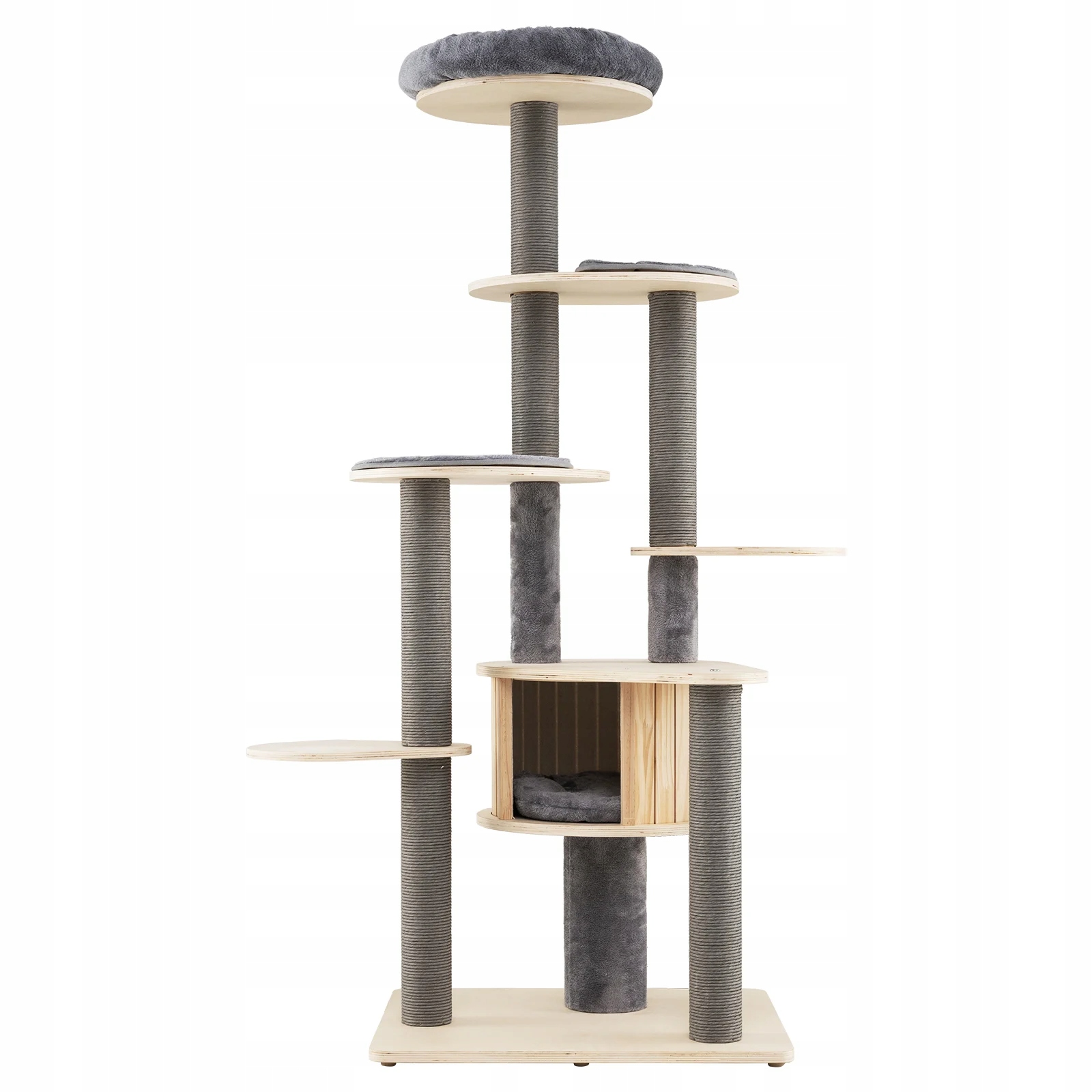 Levně Víceúrovňové škrabadlo pro kočky Pelíšek pro kočky