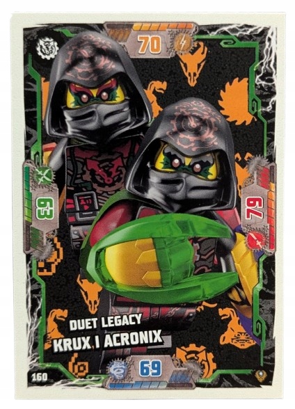Karta Lego Ninjago Seria 9 Następny Poziom Numer 160