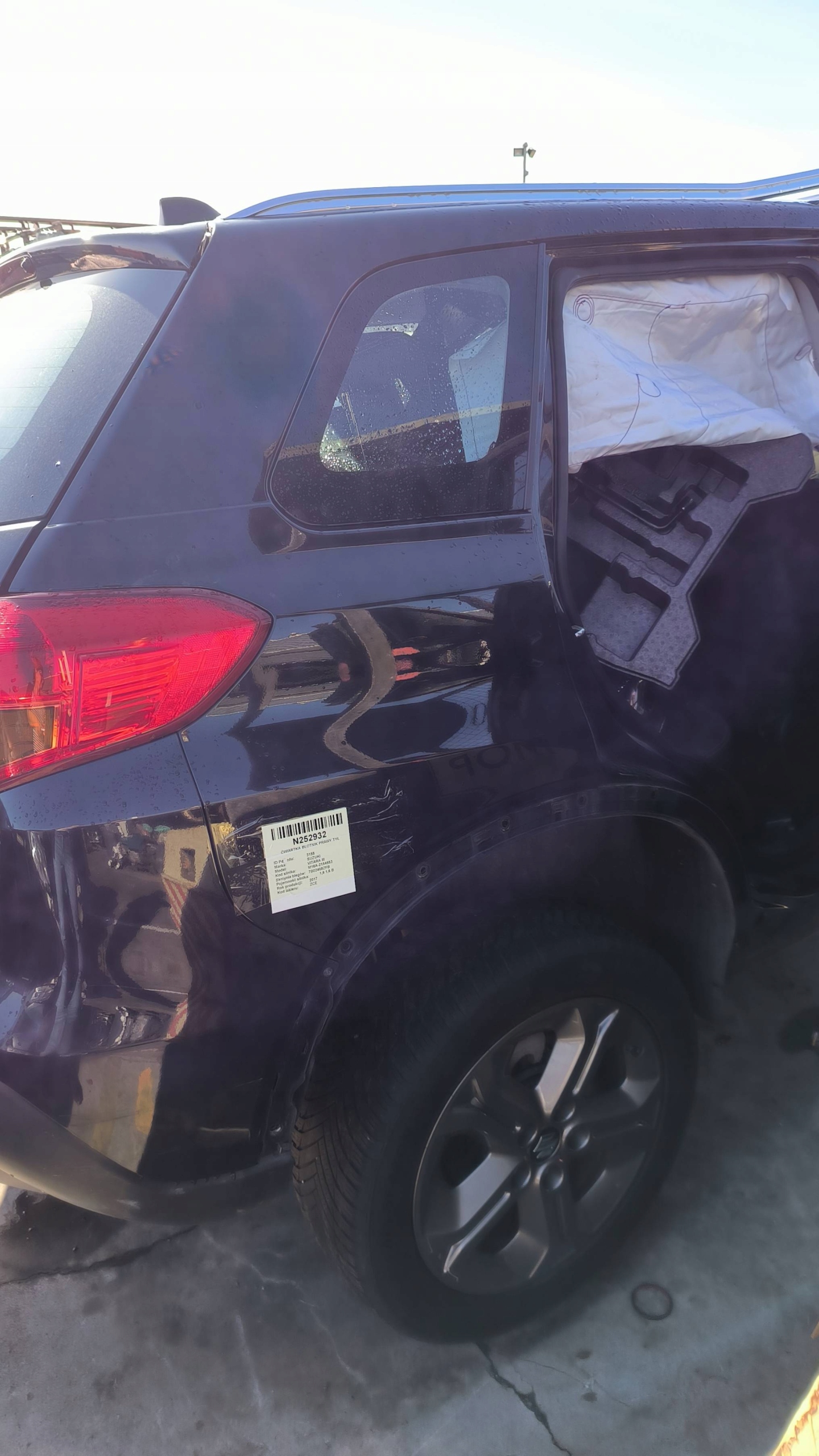 LONGHERONE parafango Destra posteriore ZCE SUZUKI VITARA III