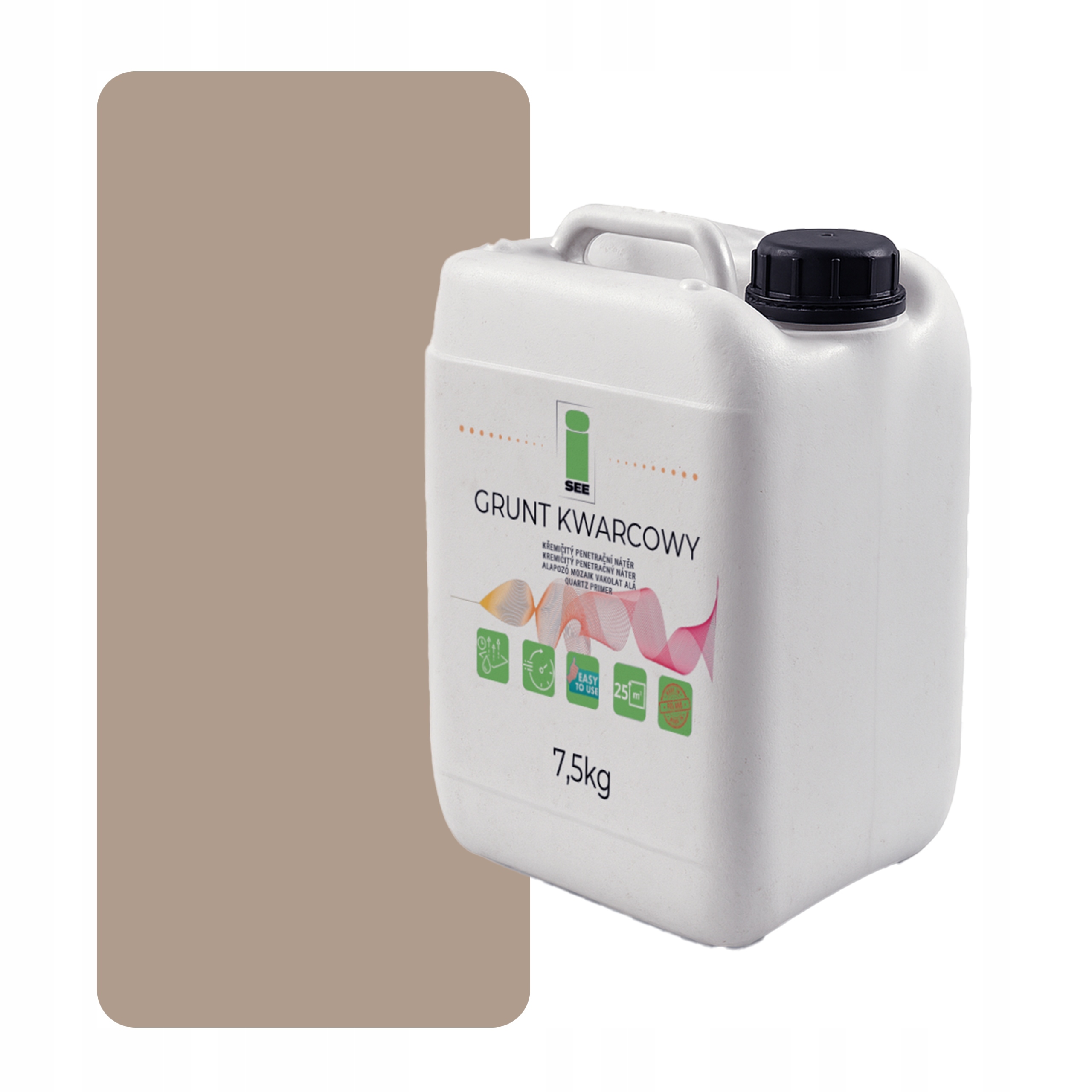 Křemenná Zemina Pod Silikonovou Omítku 7,5 Kg Béžová Perleťová F534