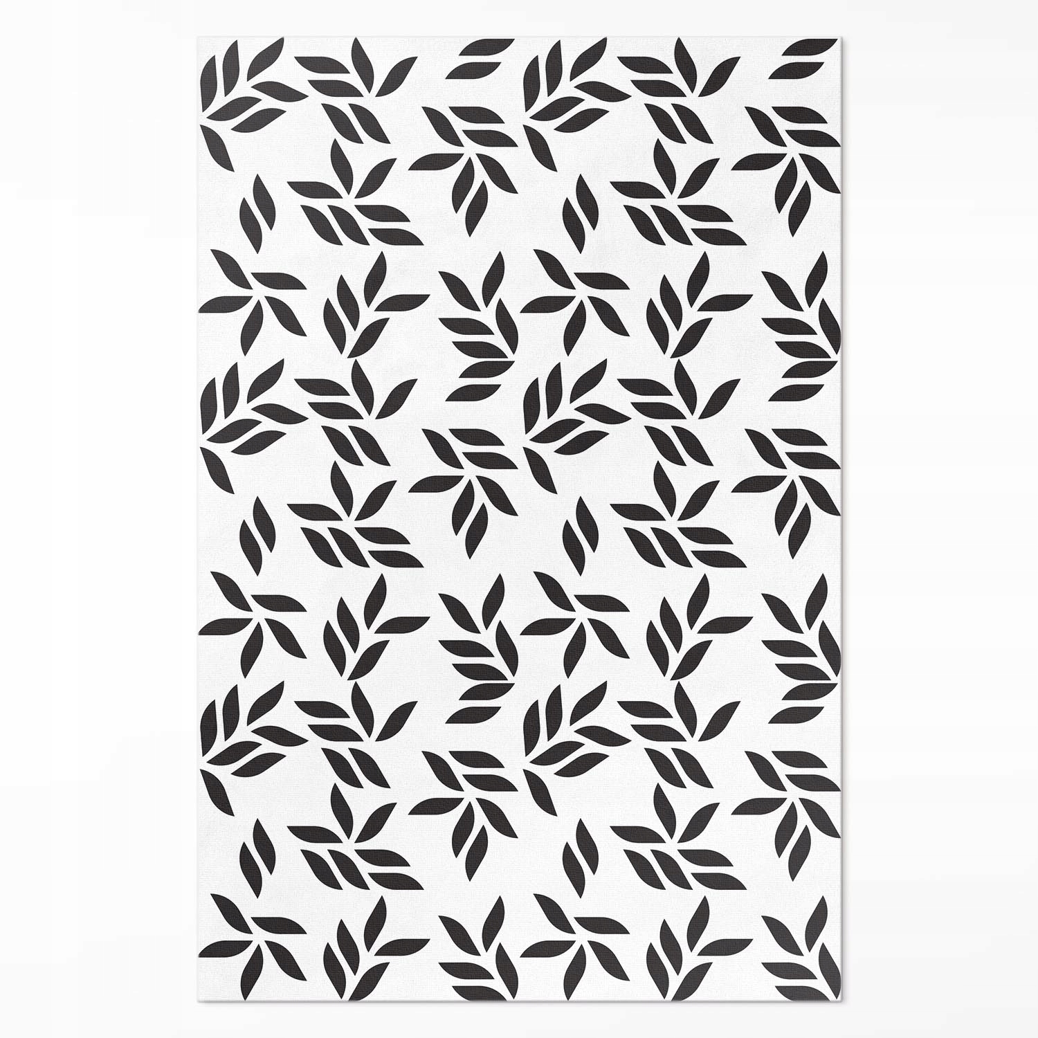 Vnitřní vinylová podložka do kuchyně Minimalistický vzor lístků 120 x 180 cm