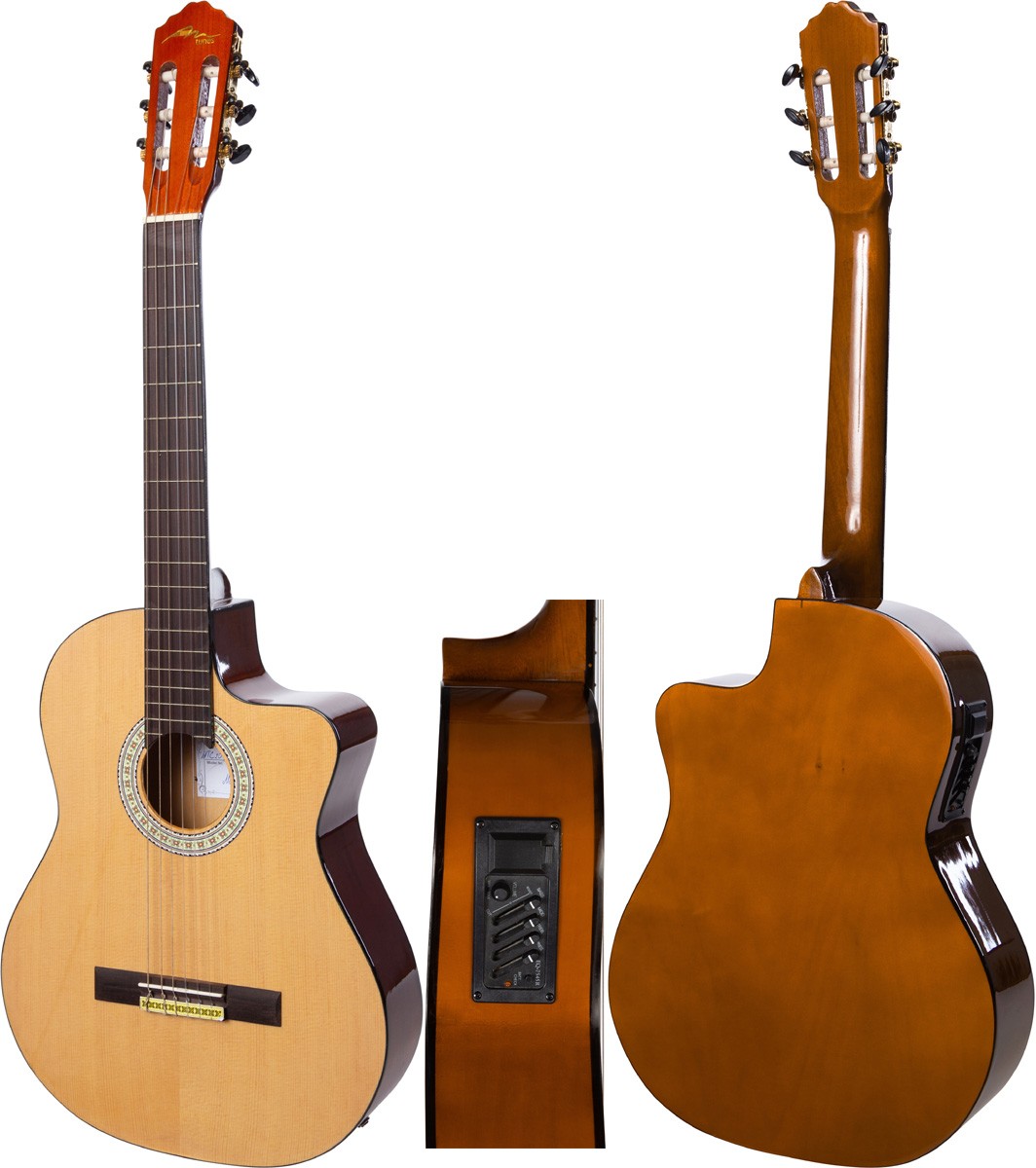 Elektroklasická kytara 4/4 39 M-tunes MTC209CE