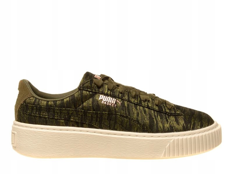 Dámské boty Puma 36409201 Basket Platform Vr Wmns Zelené 39