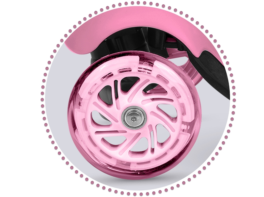 HULAJNOGA TRÓJKOŁOWA DLA DZIECI BALANSOWA 3w1 LED HULAJNOGA ŚWIECĄCE KÓŁKA Wiek dziecka 3 lata +