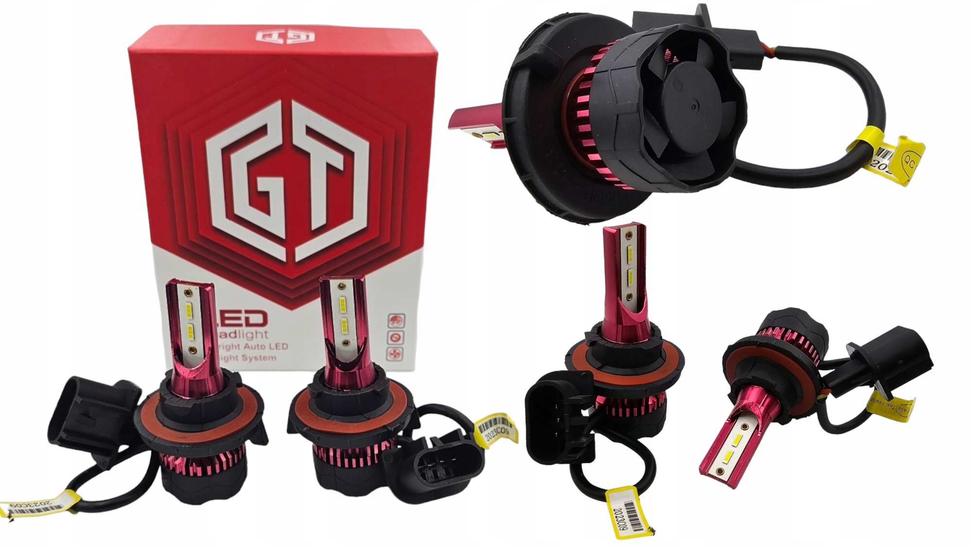 Led Žárovky Gt H13 Csp Headlight Zes Cree Ultra Silné světlo +300% IP68