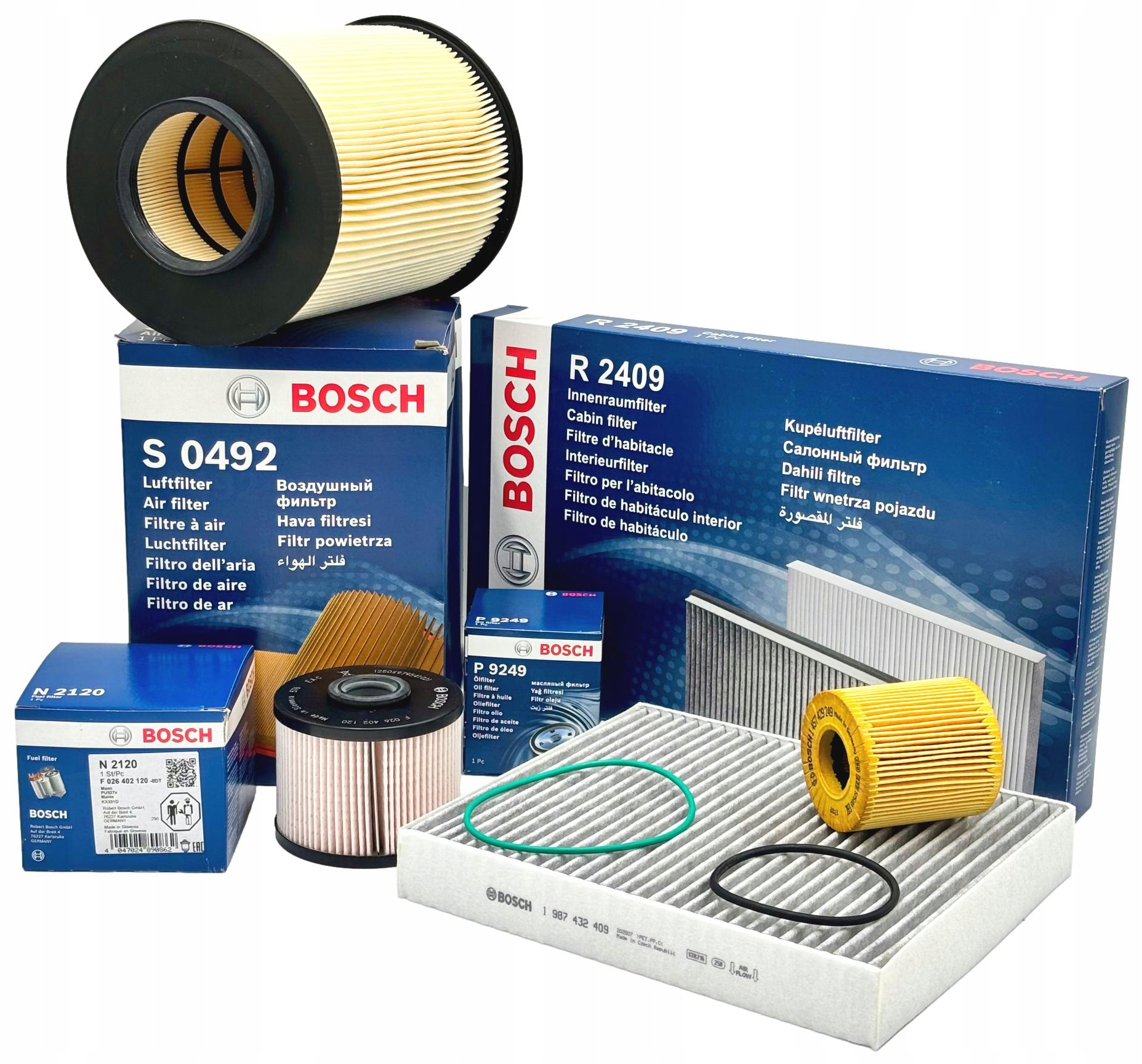 Bosch Sada filtrů Ford Kuga I 08-12 2.0 Tdci 140 koní 163 koní Diesel