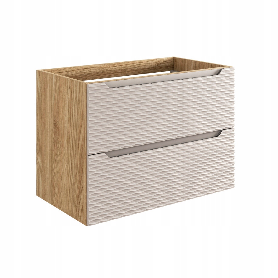 Comad Szafka pod umywalkę 90cm 2 szuflady Ocean Beige 82-90-2S