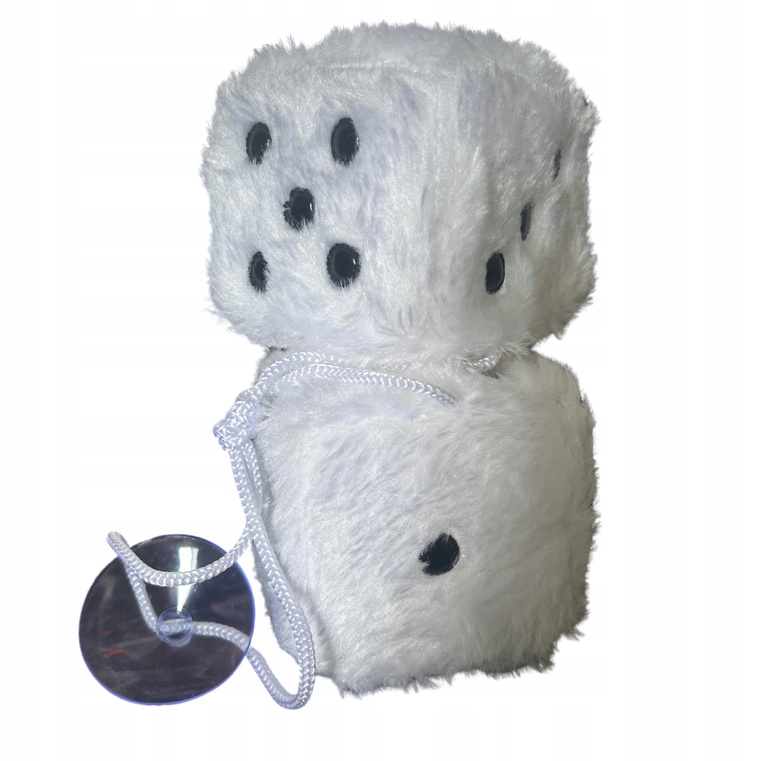 PLUSZOWE KOSTKI DO SAMOCHODU ZAWIESZKA POD LUSTERKO NA SZYBĘ PRZYSSAWKA Waga produktu z opakowaniem jednostkowym 0.21 kg