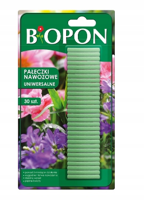 

Pałeczki Nawozowe Uniwersalne 30szt Biopon
