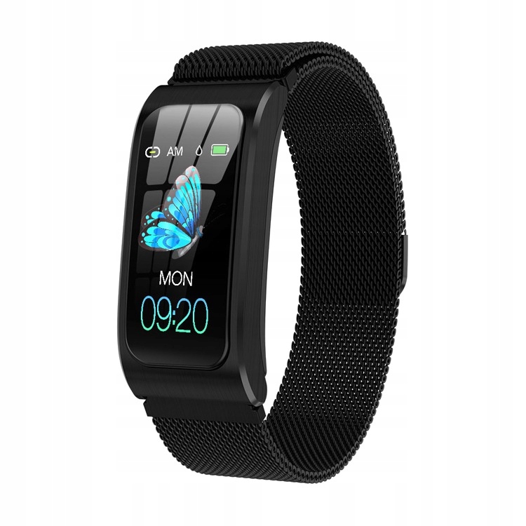 SMARTWATCH DAMSKI ZEGAREK PULS CIŚNIENIE KROKI Materiał koperty stal