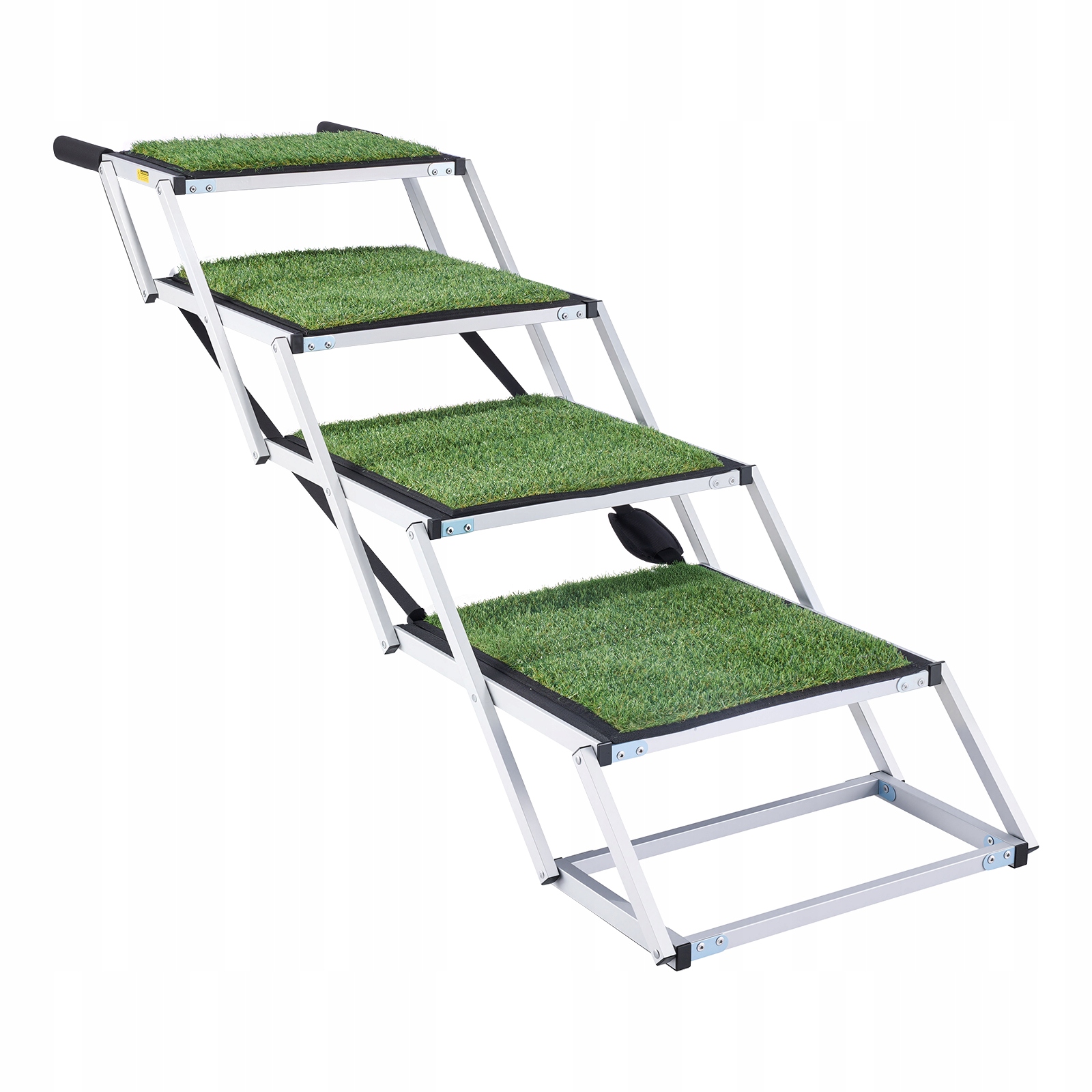 Vevor Skládací rampa pro psa 90 kg se 4 stupni a protiskluzovou povrchovou úpravou