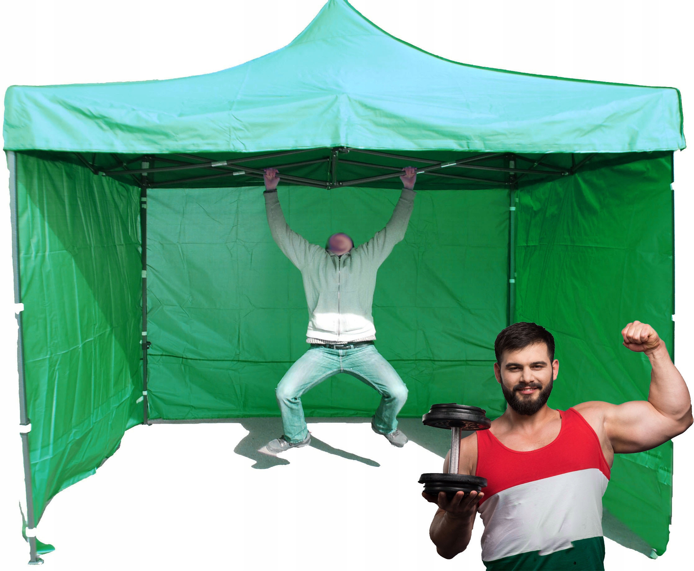 23 Kg 2x2 Mocny Namiot Pawilon Handlowy Expresowy Szybkorozkładany Ogrodowy