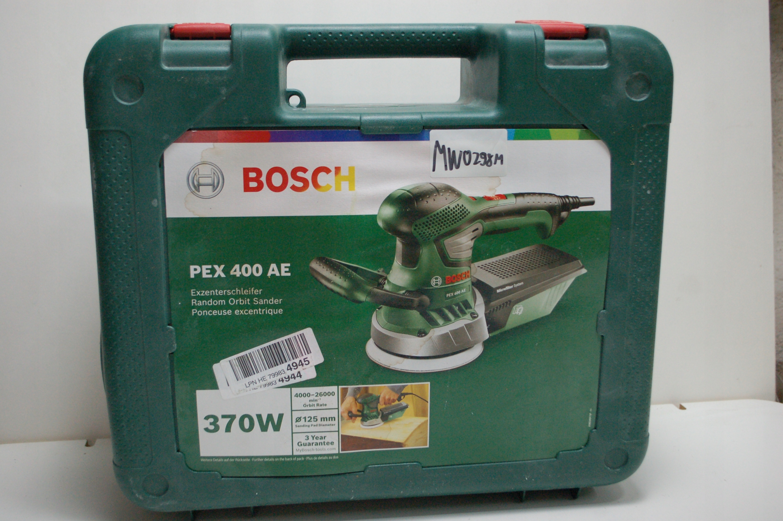 SZLIFIERKA WIELOFUNKCYJNA BOSCH PEX 400 AE 370 W -5% Marka Bosch