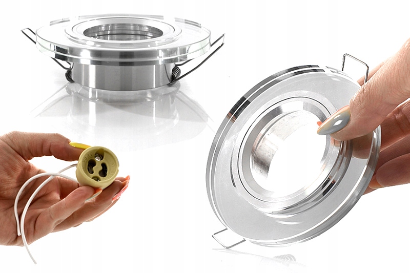 10x OCZKO SUFITOWE LED OCZKO LED OPRAWKA GU10 Kod producenta OpSuf7002KO_CR$GnGU10