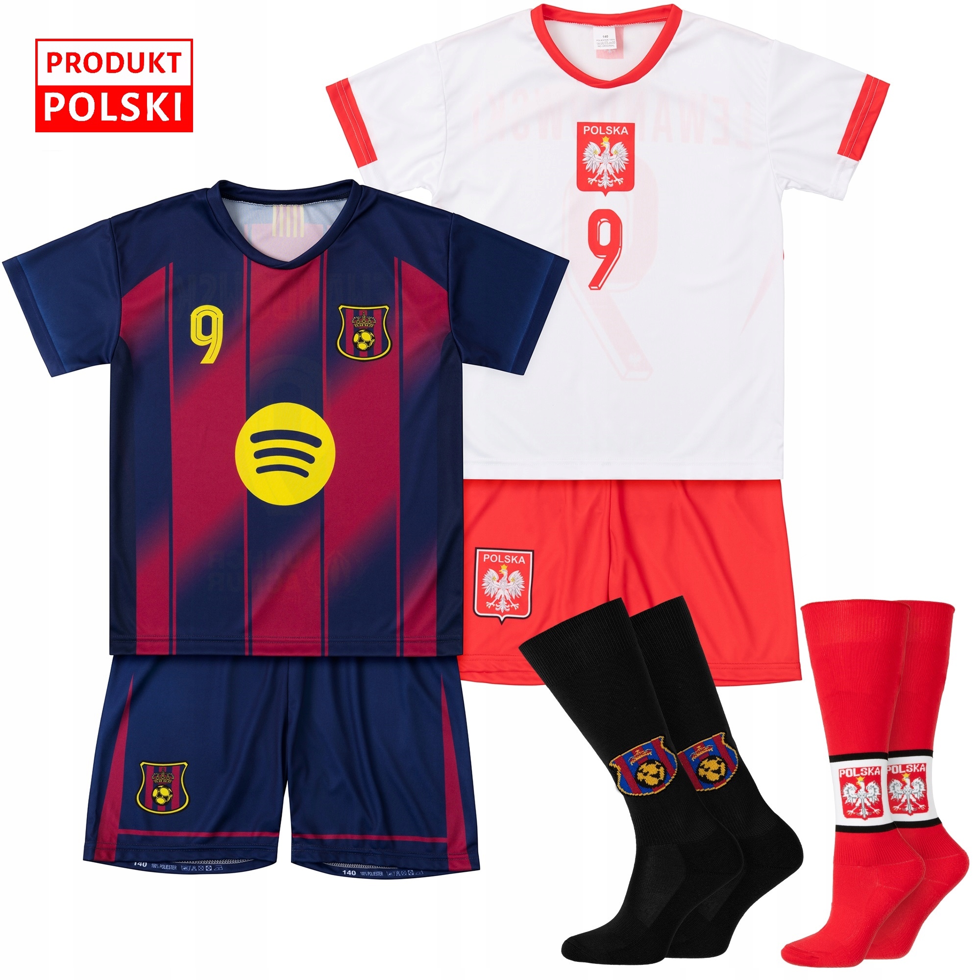 Fotbalové oblečení Lewandowski štulpny vel