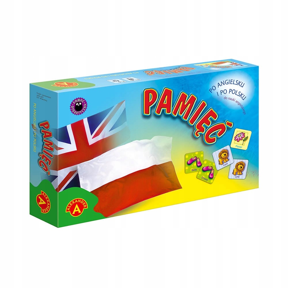 Gra PAMIĘĆ nauka angielskiego 70 kart