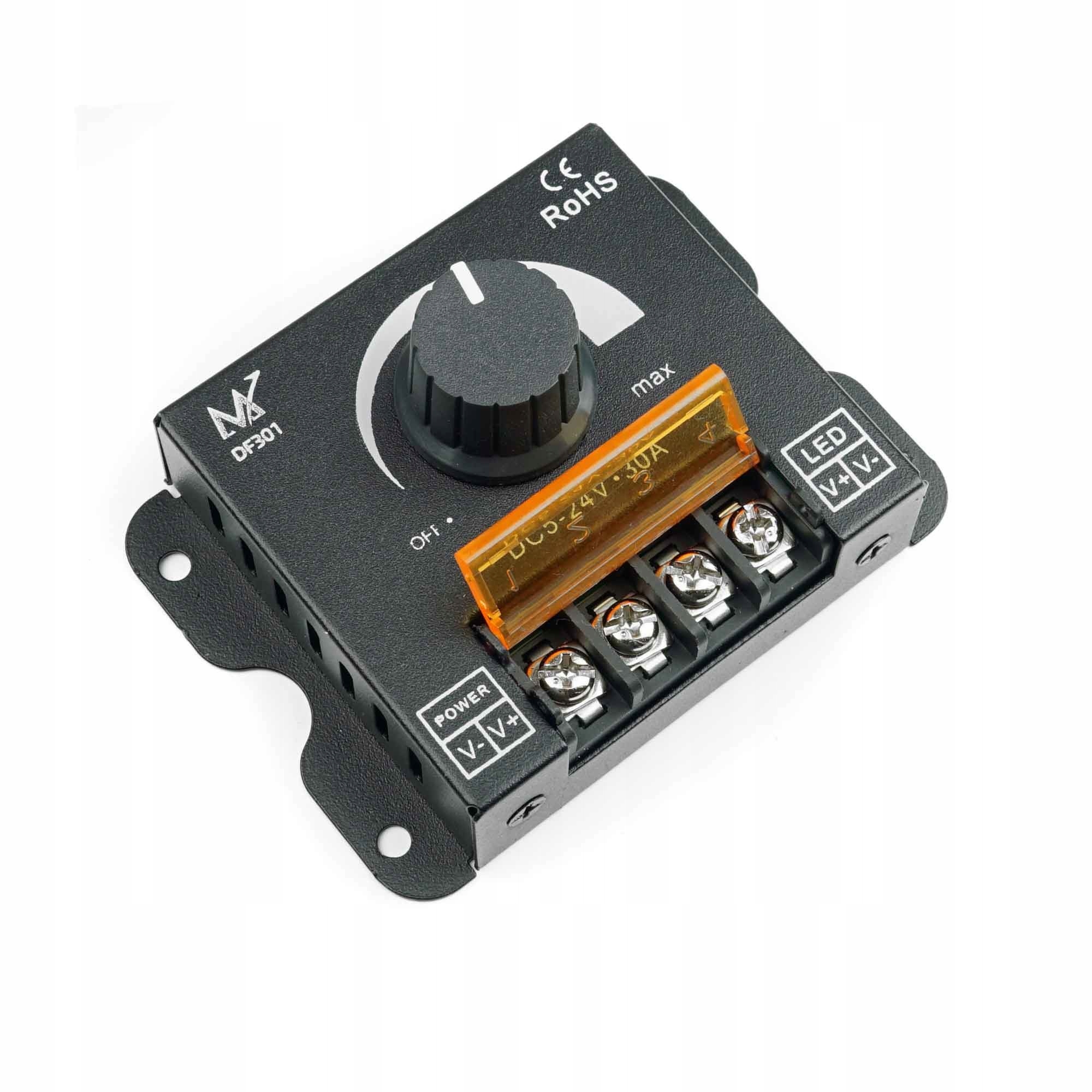 Ściemniacz LED dimmer 5V-24V 30A radiowy na pilota 433MHz Typ sterownik