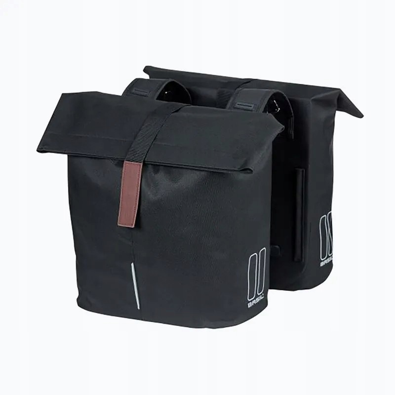 Sakwa podwójna Basil City czarna 28-32L Universal Bridge