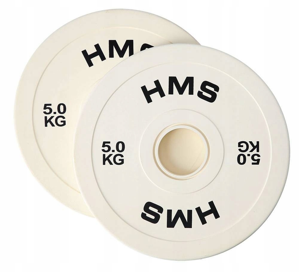 Zátěžové talíře na Osa Olympijská tyč Gumové Sada 2x5 kg Hms