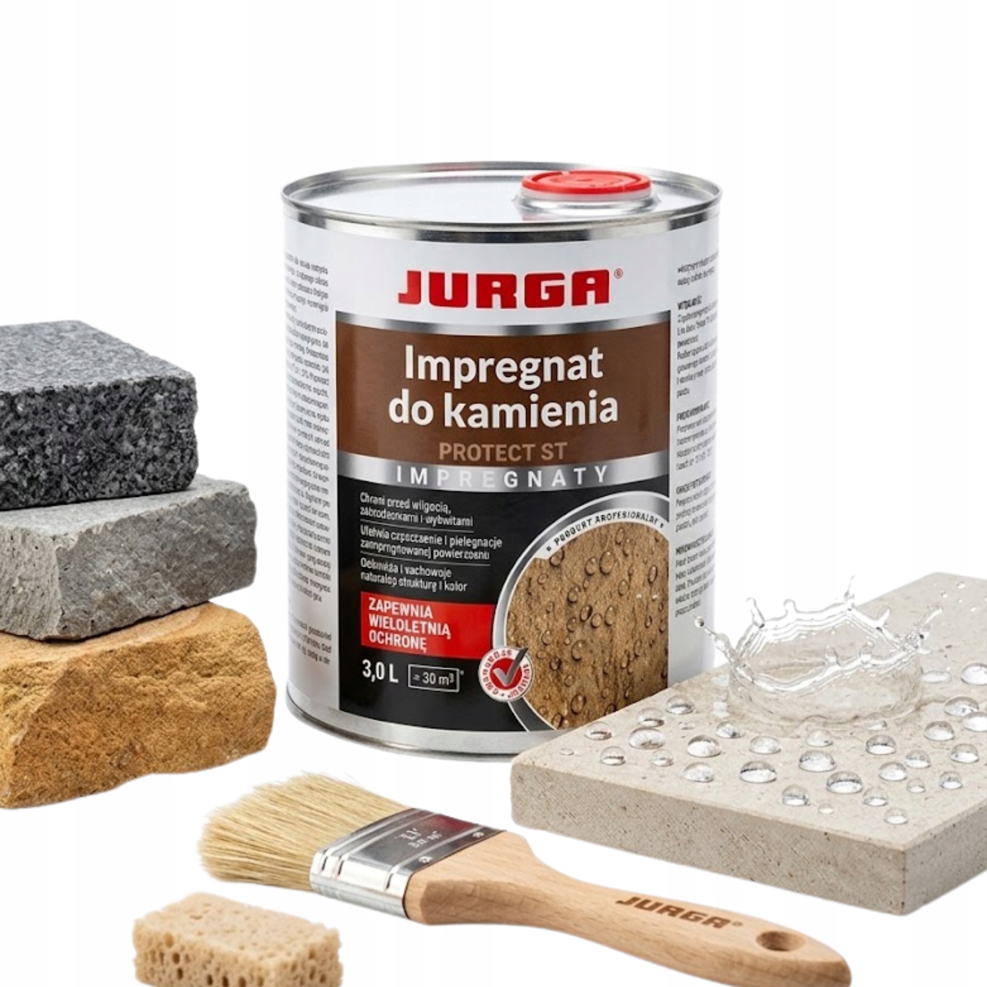 Impregnat do kamienia naturalnego Granitu zewnątrz wewnątrz Protect St 3L